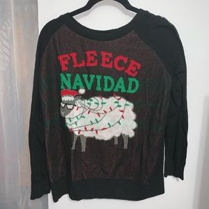 3 for $15🌿Fleece Navidad Christmas Sweater